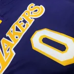 Los Angeles Lakers V-Neck Kyle Kuzma #0 Purple Men’s Jersey
