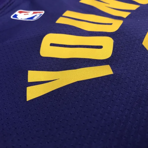 Maglia Los Angeles Lakers Nick Young #0 Viola Uomo con scollo a V