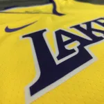Los Angeles Lakers V-Neck Nick Young #0 Yellow Men’s Jersey