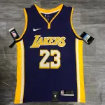 Los Angeles Lakers V-Neck LeBron James #23 Purple Men’s Jersey