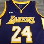 Los Angeles Lakers V-Neck Kobe Bryant #24 Purple Men’s Jersey