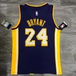 Los Angeles Lakers V-Neck Kobe Bryant #24 Purple Men’s Jersey