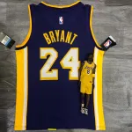 Los Angeles Lakers V-Neck Kobe Bryant #24 Purple Men’s Jersey