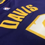 Los Angeles Lakers V-Neck Anthony Davis #3 Purple Men’s Jersey