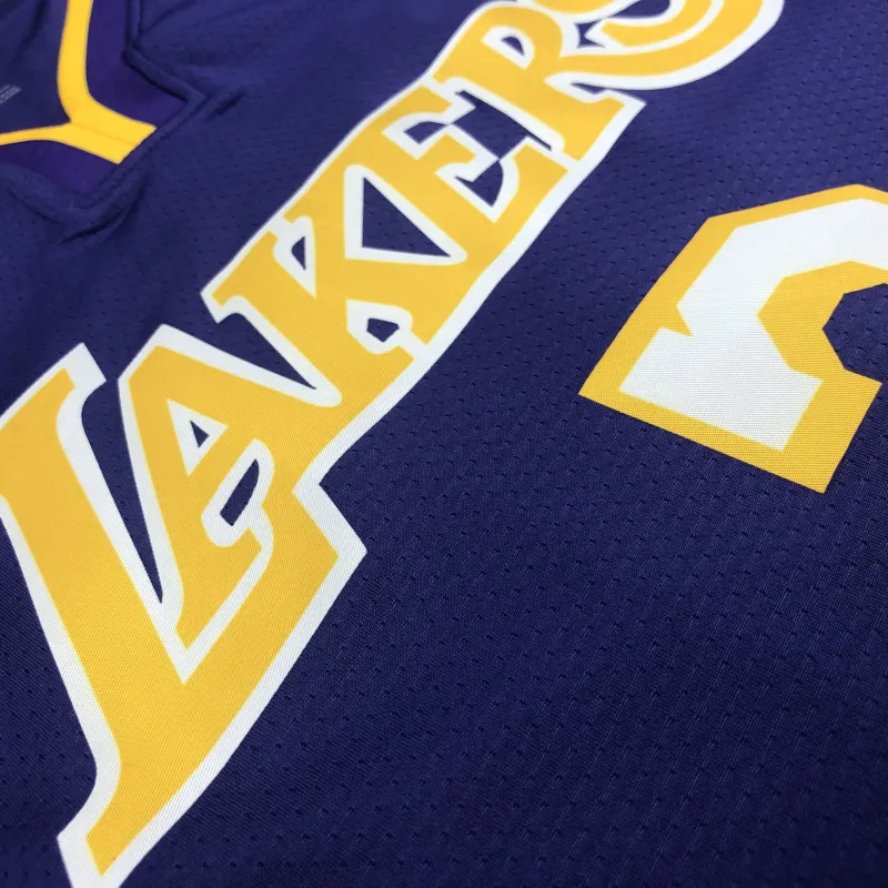 Los Angeles Lakers V-Neck Anthony Davis #3 Purple Men’s Jersey