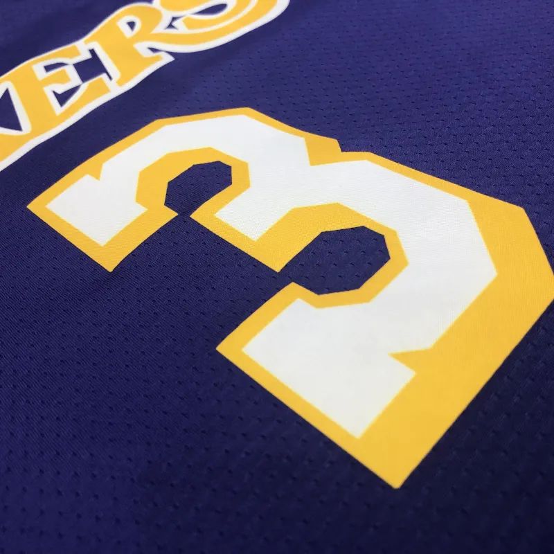Los Angeles Lakers V-Neck Anthony Davis #3 Purple Men’s Jersey