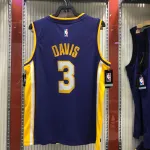 Los Angeles Lakers V-Neck Anthony Davis #3 Purple Men’s Jersey