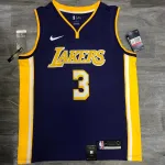 Los Angeles Lakers V-Neck Anthony Davis #3 Purple Men’s Jersey