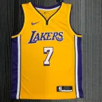 Los Angeles Lakers V-Neck Carmelo Anthony #7 Yellow Men's Jersey Los Angeles Lakers V-Neck Carmelo Anthony #7 Yellow Men’s Jersey