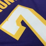 Los Angeles Lakers V-Neck Carmelo Anthony #7 Purple Men’s Jersey