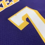 Los Angeles Lakers V-Neck Carmelo Anthony #7 Purple Men’s Jersey