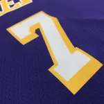 Los Angeles Lakers V-Neck Carmelo Anthony #7 Purple Men’s Jersey