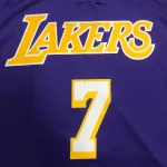 Los Angeles Lakers V-Neck Carmelo Anthony #7 Purple Men’s Jersey