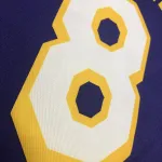 Los Angeles Lakers V-Neck Kobe Bryant #8 Purple Men’s Jersey