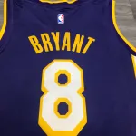 Los Angeles Lakers V-Neck Kobe Bryant #8 Purple Men’s Jersey