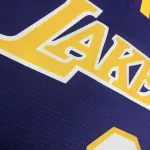 Los Angeles Lakers V-Neck Kobe Bryant #8 Purple Men’s Jersey