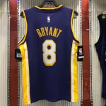 Los Angeles Lakers V-Neck Kobe Bryant #8 Purple Men’s Jersey