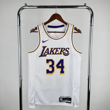 Los Angeles Lakers Shaquille O'Neal #34 White Men's Jersey