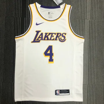 Los Angeles Lakers Rajon Rondo #4 White Men's Jersey
