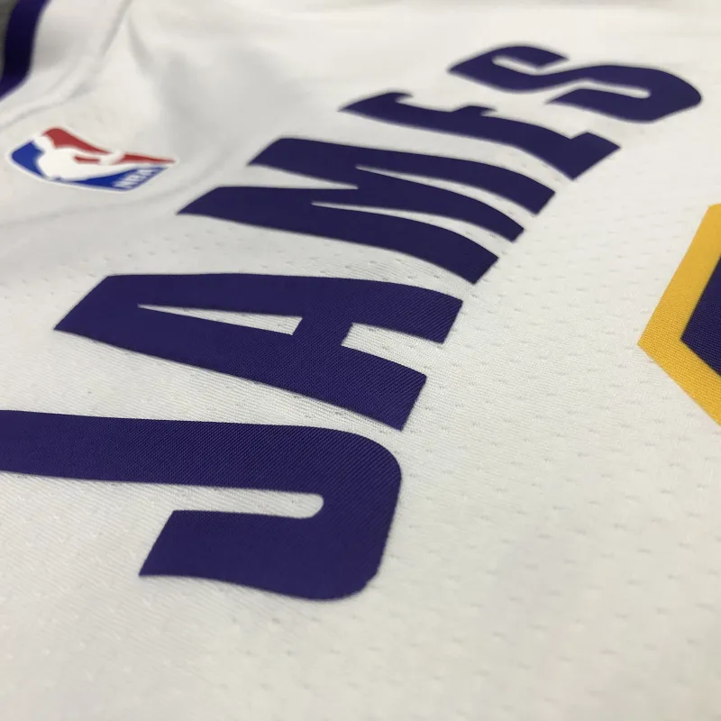 Los Angeles Lakers LeBron James #6 White Men’s Jersey