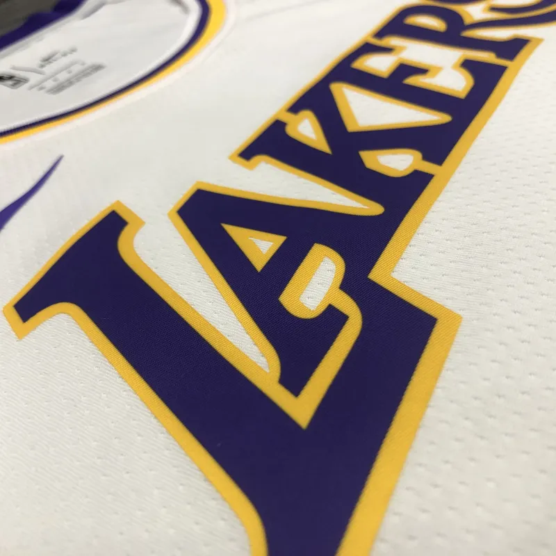 Los Angeles Lakers LeBron James #6 White Men’s Jersey