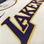 Los Angeles Lakers LeBron James #6 White Men’s Jersey