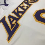 Los Angeles Lakers V-Neck Kyle Kuzma #0 White Men’s Jersey