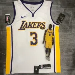Maglia Los Angeles Lakers con scollo a V Anthony Davis #3 Bianco Uomo Los Angeles Lakers V-Neck Anthony Davis #3 White Men’s Jersey
