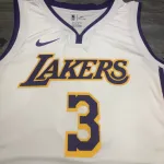Los Angeles Lakers V-Neck Anthony Davis #3 White Men’s Jersey