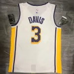 Los Angeles Lakers V-Neck Anthony Davis #3 White Men’s Jersey