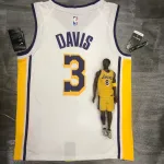 Los Angeles Lakers V-Neck Anthony Davis #3 White Men’s Jersey