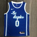 Los Angeles Lakers Russell Westbrook #0 Blau Herren Trikot Los Angeles Lakers Russell Westbrook #0 Blau Herren Trikot