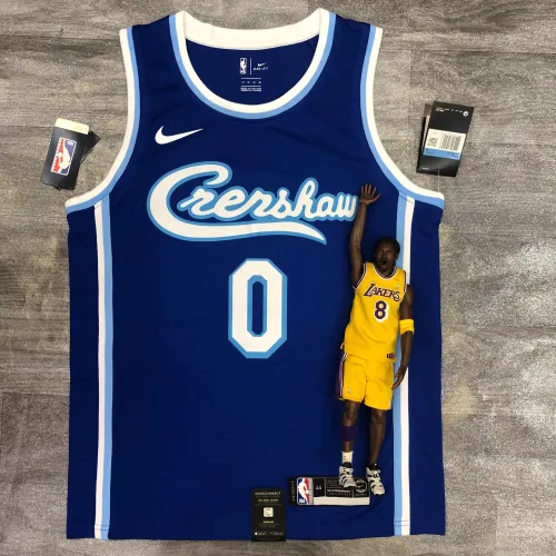 Maglia da uomo Los Angeles Lakers Latin Singer Collaboration Nick Young #0 Blue