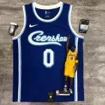 Maglia da uomo Los Angeles Lakers Latin Singer Collaboration Nick Young #0 Blue Los Angeles Lakers Latin Singer Collaboration Nick Young #0 Blue Men’s Jersey