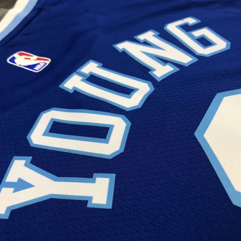 Los Angeles Lakers Latin Singer Collaboration Nick Young #0 Blue Men’s Jersey
