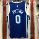 Los Angeles Lakers Latin Singer Collaboration Nick Young #0 Blue Men’s Jersey