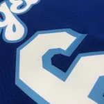 Maglia da uomo blu dei Los Angeles Lakers con il numero #6 di LeBron James