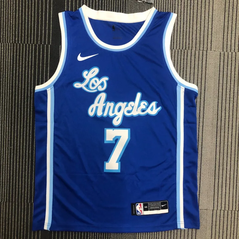 Los Angeles Lakers Carmelo Anthony #7 Blue Men’s Jersey