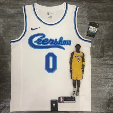 Maillot blanc homme Los Angeles Lakers Retro Latin Singer Collaboration Kyle Kuzma #0