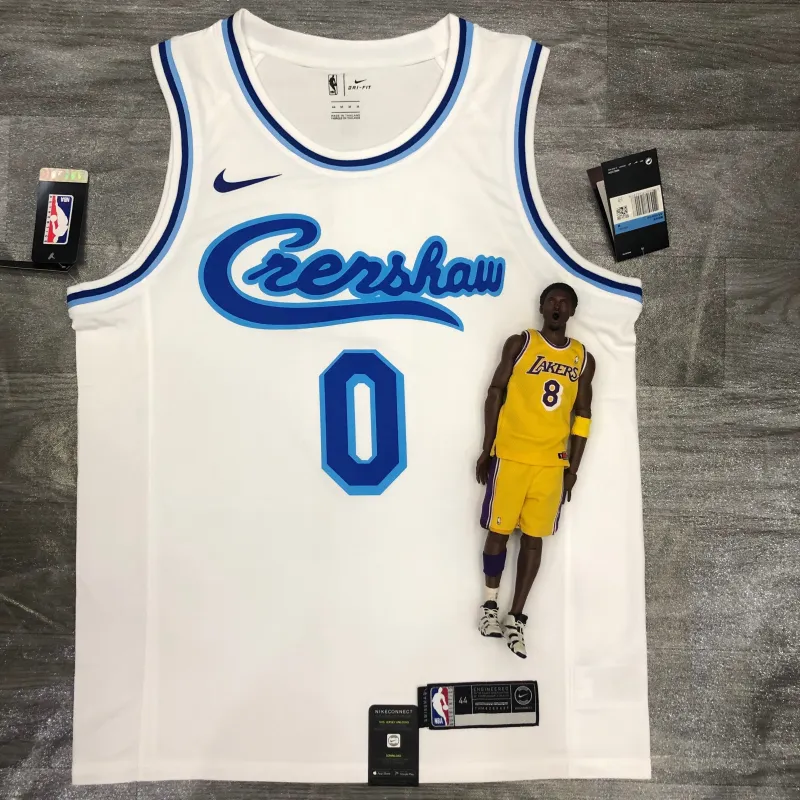 Los Angeles Lakers Retro Latin Singer Collaboration Nick Young #0 White Men’s Jersey