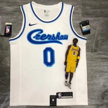 Los Angeles Lakers Retro Latin Singer Collaboration Nick Young #0 Blanc Maillot Hommes