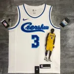 Maillot blanc homme Los Angeles Lakers Retro Latin Singer Collaboration Anthony Davis #3 Maillot blanc homme Los Angeles Lakers Retro Latin Singer Collaboration Anthony Davis #3