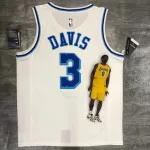 Maillot blanc homme Los Angeles Lakers Retro Latin Singer Collaboration Anthony Davis #3
