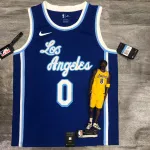 Los Angeles Lakers Retro Kyle Kuzma #0 Blue Men's Jersey Los Angeles Lakers Retro Kyle Kuzma #0 Blue Men’s Jersey
