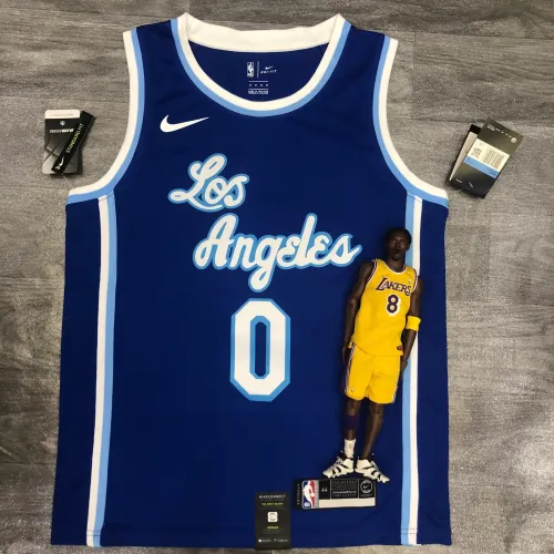 Maglia Los Angeles Lakers Retro Nick Young #0 Blu Uomo
