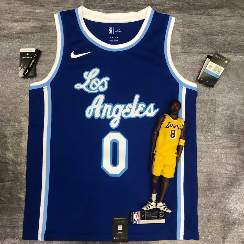 Los Angeles Lakers Retro Nick Young #0 Blau Herren Trikot