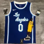 Los Angeles Lakers Retro Nick Young #0 Blau Herren Trikot
