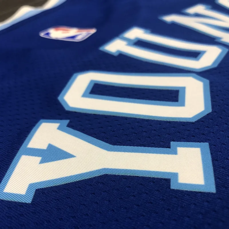 Los Angeles Lakers Retro Nick Young #0 Blau Herren Trikot