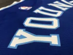 Los Angeles Lakers Retro Nick Young #0 Blau Herren Trikot