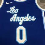 Los Angeles Lakers Retro Nick Young #0 Blau Herren Trikot